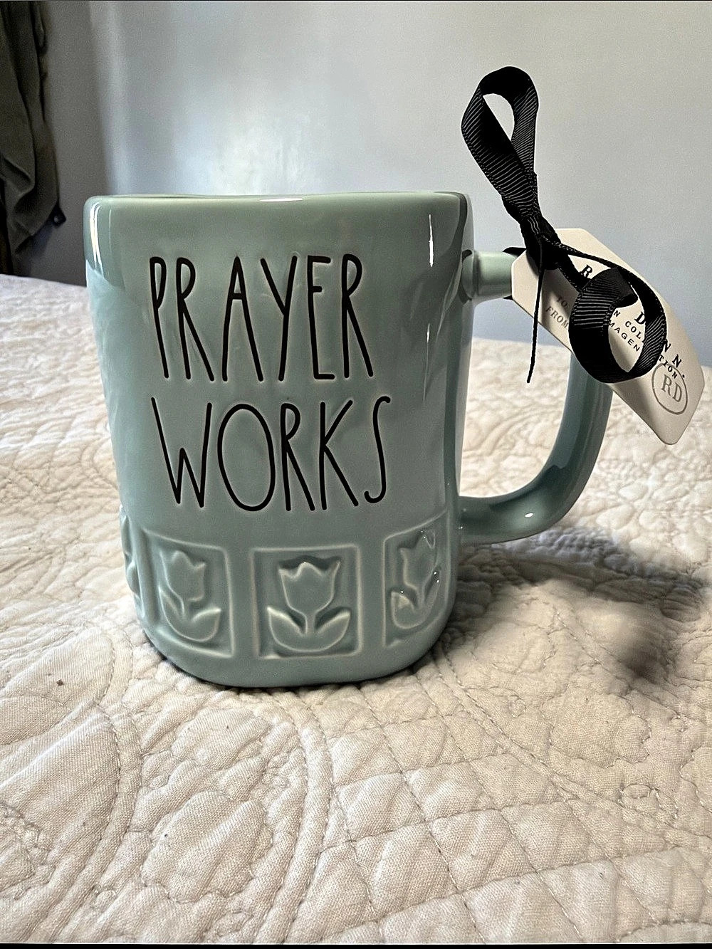 Rae Dunn “Prayer Works” Mug